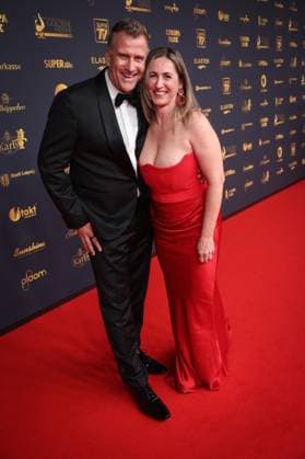 Goldene Henne 2025 Red Carpet Red Carpet Rene Kindermann and wife Katja Goldene Henne 2025, 12 09 2025, Leipzig Copyright: xEventpressxFuhrx
