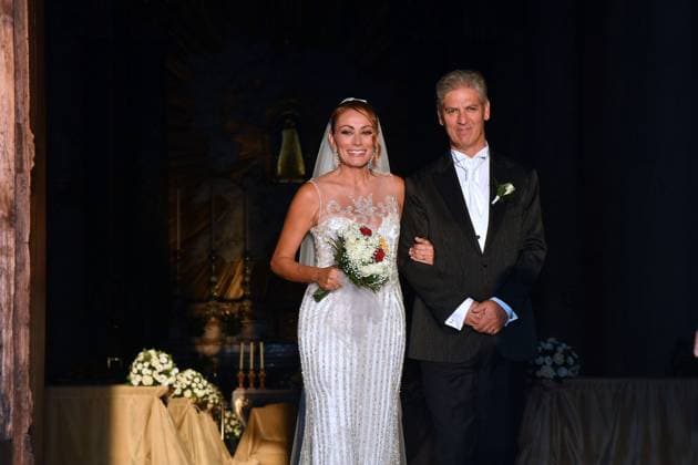 Bilder des Jahres 2025, Entertainment 09 September Rome, Church of San Salvatore in Lauro Wedding of Alma Manera with Paolo Petrecca, In the photo: Alma Manera Paolo Petrecca  Copyright: xVincenzoxLandix xipa-agency.netx xVincenzoxLandix IPA_Agency_IPA64763247
