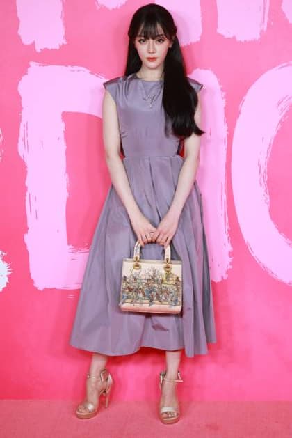 SHANGHAI, CHINA - SEPTEMBER 12: Actress Dilraba Dilmurat attends the opening event of Miss Dior Exhibition: Whispers Exhibition on September 12, 2025 in Shanghai, China.  Copyright: xVCGx 111590576204