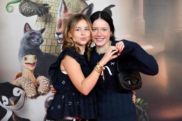 Malya Tucic with guest at the premiere of the movie Die Schule der magischen Tiere 4 at Mathäser Filmpalast Munich, 12 09 2025 Foto:xR.xHeinex xFuturexImagex tiere_5903