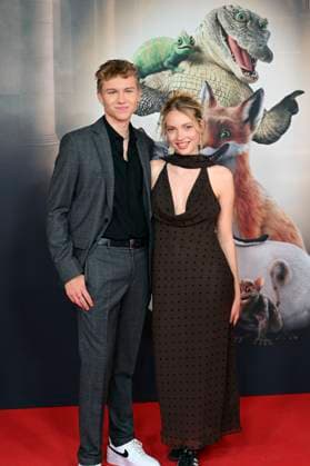 Leonard Conrads and Emilia Maier at the premiere of the movie Die Schule der magischen Tiere 4 at Mathäser Filmpalast Munich, 12 09 2025 Foto:xR.xHeinex xFuturexImagex tiere_5927
