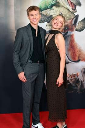 Leonard Conrads and Emilia Maier at the premiere of the movie Die Schule der magischen Tiere 4 at Mathäser Filmpalast Munich, 12 09 2025 Foto:xR.xHeinex xFuturexImagex tiere_5928