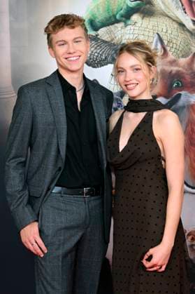 Leonard Conrads and Emilia Maier at the premiere of the movie Die Schule der magischen Tiere 4 at Mathäser Filmpalast Munich, 12 09 2025 Foto:xR.xHeinex xFuturexImagex tiere_5929