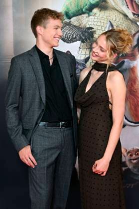 Leonard Conrads and Emilia Maier at the premiere of the movie Die Schule der magischen Tiere 4 at Mathäser Filmpalast Munich, 12 09 2025 Foto:xR.xHeinex xFuturexImagex tiere_5930