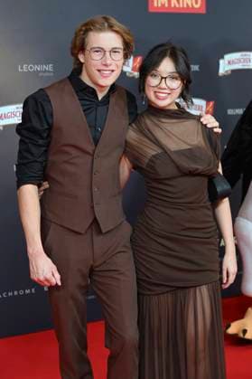 Thilo Fridolin Matthes and Purnima Grätz at the premiere of the movie Die Schule der magischen Tiere 4 at Mathäser Filmpalast Munich, 12 09 2025 Foto:xR.xHeinex xFuturexImagex tiere_5943