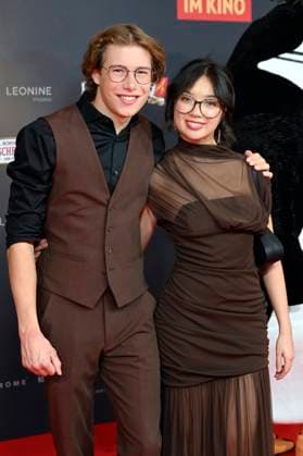 Thilo Fridolin Matthes and Purnima Grätz at the premiere of the movie Die Schule der magischen Tiere 4 at Mathäser Filmpalast Munich, 12 09 2025 Foto:xR.xHeinex xFuturexImagex tiere_5944