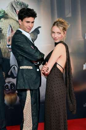 Loris Sichrovsky and Emilia Maier at the premiere of the movie Die Schule der magischen Tiere 4 at Mathäser Filmpalast Munich, 12 09 2025 Foto:xR.xHeinex xFuturexImagex tiere_5945