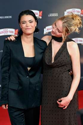 Tomomi Themann and Emilia Maier at the premiere of the movie Die Schule der magischen Tiere 4 at Mathäser Filmpalast Munich, 12 09 2025 Foto:xR.xHeinex xFuturexImagex tiere_5952
