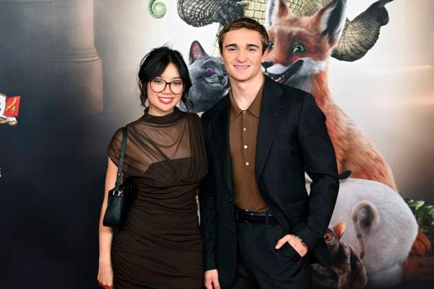 Purnima Grätz and Luis Vorbach at the premiere of the movie Die Schule der magischen Tiere 4 at Mathäser Filmpalast Munich, 12 09 2025 Foto:xR.xHeinex xFuturexImagex tiere_5959