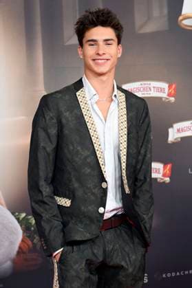 Loris Sichrovsky at the premiere of the movie Die Schule der magischen Tiere 4 at Mathäser Filmpalast Munich, 12 09 2025 Foto:xR.xHeinex xFuturexImagex tiere_5964