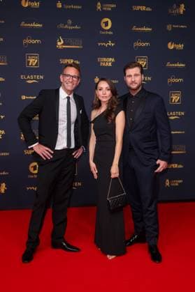 Award Golden Hen 2025 Peter Imhof, Julia Krüger and Maurice Gajda at the Golden Hen 2025 at Messe Leipzig on 12 09 2025 Copyright: xEventpressxKochanx