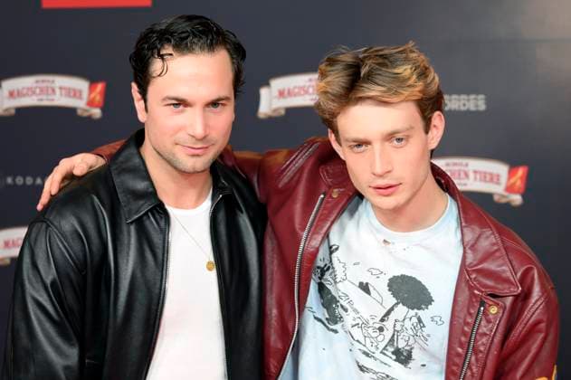 Samuel Schneider and Philip Müller at the premiere of the movie Die Schule der magischen Tiere 4 at Mathäser Filmpalast Munich, 12 09 2025 Foto:xR.xHeinex xFuturexImagex tiere_5993