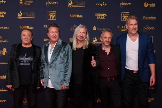Award Golden Hen 2025 Heiko Jung, Claudius Dreilich Karat , Bernd Römer, Daniel Bätge and Martin Becker at the Golden Hen 2025 at Messe Leipzig on 12 09 2025 Copyright: xEventpressxKochanx