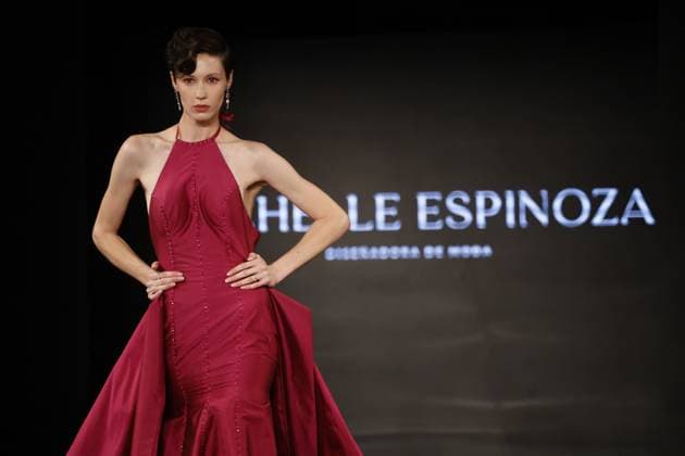 New York Fashion Week - Espinoza Models showcase the latest designs by Mexican designer Michelle Espinoza on the Art Hearts Fashion runway at New York Fashion Week in Lower Manhattan, New York, on September 12, 2025. NEW YORK United States  Copyright: xDeccioxSerranox originalFilename: serrano-notitle250912_npEkX.jpg