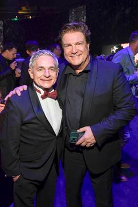 abb Volker Michalowski and Francis Fulton Smith as guests at the after-show party at the Golden Hen 2025 awards ceremony at Messe Leipzig on 12 09 2025