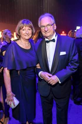 abb Gabriele Haseloff and Reiner Haseloff MP as guests at the after-show party at the Golden Hen 2025 awards ceremony at Messe Leipzig on 12 09 2025