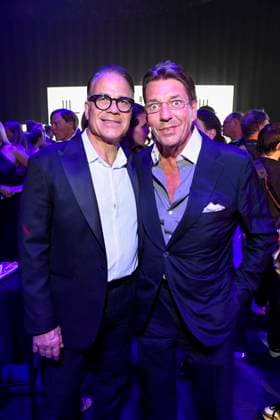 abb Karsten Speck and Peter Wolf as guests at the after-show party at the Golden Hen 2025 awards ceremony at Messe Leipzig on 12 09 2025