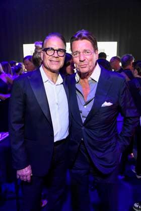 abb Karsten Speck and Peter Wolf as guests at the after-show party at the Golden Hen 2025 awards ceremony at Messe Leipzig on 12 09 2025