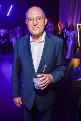 abb Gregor Gysi as a guest at the after-show party at the Golden Hen 2025 awards ceremony at Messe Leipzig on 12 09 2025