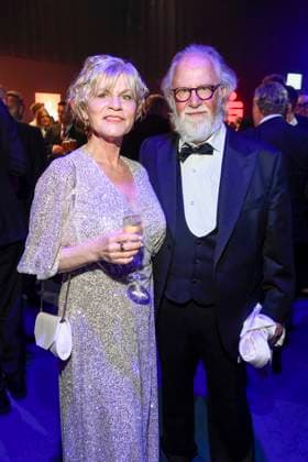 abb Anne Kasprik and Oren Schmuckler as guests at the after-show party at the Golden Hen 2025 awards ceremony at Messe Leipzig on 12 09 2025