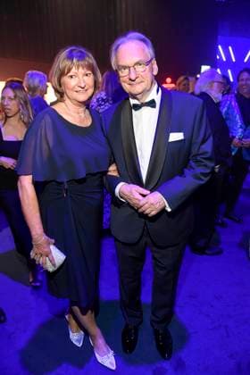abb Gabriele Haseloff and Reiner Haseloff MP as guests at the after-show party at the Golden Hen 2025 awards ceremony at Messe Leipzig on 12 09 2025