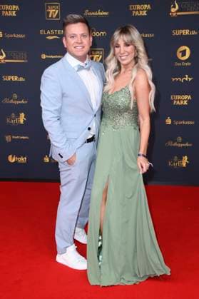 Dominik Ledea and Annemarie Eilfeld at the 31 Golden Hen 2025 award ceremony at Leipziger Messe Leipzig, 12 09 2025 Foto:xN.xKubelkax xFuturexImagex henne_5208