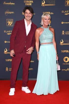 Matze Knop and Kamilla Senjo at the 31 presentation of the Golden Hen 2025 at the Leipzig Trade Fair Center, 12 09 2025 Foto:xN.xKubelkax xFuturexImagex henne_5214