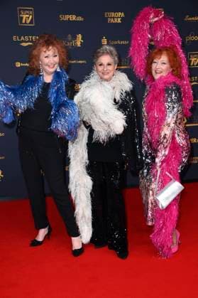 Regina Thoss, Dagmar Frederic and Dagmar Gelbke at the 31 Golden Hen 2025 awards ceremony at Leipziger Messe Leipzig, 12 09 2025 Foto:xN.xKubelkax xFuturexImagex henne_5234