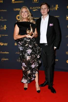 Barbara Schöneberger and Till Reiners at the 31 Golden Hen 2025 awards ceremony at Leipziger Messe Leipzig, 12 09 2025 Foto:xN.xKubelkax xFuturexImagex henne_5249