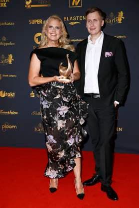 Barbara Schöneberger and Till Reiners at the 31 Golden Hen 2025 awards ceremony at Leipziger Messe Leipzig, 12 09 2025 Foto:xN.xKubelkax xFuturexImagex henne_5250