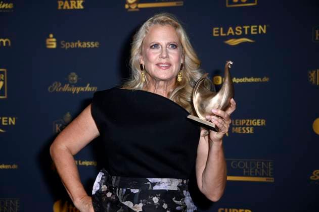 Barbara Schöneberger at the 31 Golden Hen 2025 awards ceremony at Leipziger Messe Leipzig, 12 09 2025 Foto:xN.xKubelkax xFuturexImagex henne_5251
