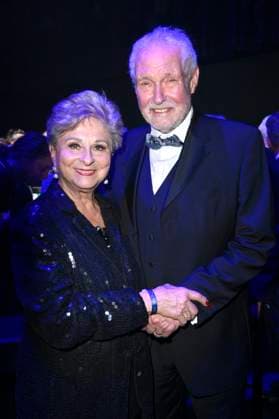 Dagmar Frederic with husband Klaus Lenk at the 31 Golden Hen 2025 award ceremony at the Leipzig Trade Fair Center, 12 09 2025 Foto:xN.xKubelkax xFuturexImagex henne_5258