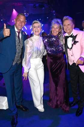 Andreas Schulz, Linda Feller, Manuela Hebestreit and Hans Jürgen Beyer at the 31 Golden Hen 2025 awards ceremony at Leipziger Messe Leipzig, 12 09 2025 Foto:xN.xKubelkax xFuturexImagex henne_5263