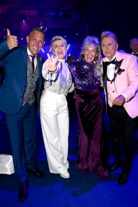 Andreas Schulz, Linda Feller, Manuela Hebestreit and Hans Jürgen Beyer at the 31 Golden Hen 2025 awards ceremony at Leipziger Messe Leipzig, 12 09 2025 Foto:xN.xKubelkax xFuturexImagex henne_5264