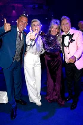 Andreas Schulz, Linda Feller, Manuela Hebestreit and Hans Jürgen Beyer at the 31 Golden Hen 2025 awards ceremony at Leipziger Messe Leipzig, 12 09 2025 Foto:xN.xKubelkax xFuturexImagex henne_5265