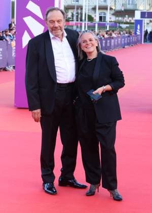 Xavier Couture et Emmanuelle Gaume à la première du film Nouvelle Vague lors du 51éme Festival du Cinema Américain de Deauville le 12 septembre 2025 Denis Guignebourg Bestimage Premiere of the film Nouvelle Vague at the 51st Deauville American Film Festival on September 12, 2025 Deauville France  Copyright: xDenisxGuignebourgx xBestimagexDenisxGuignebourgx xBestimagex