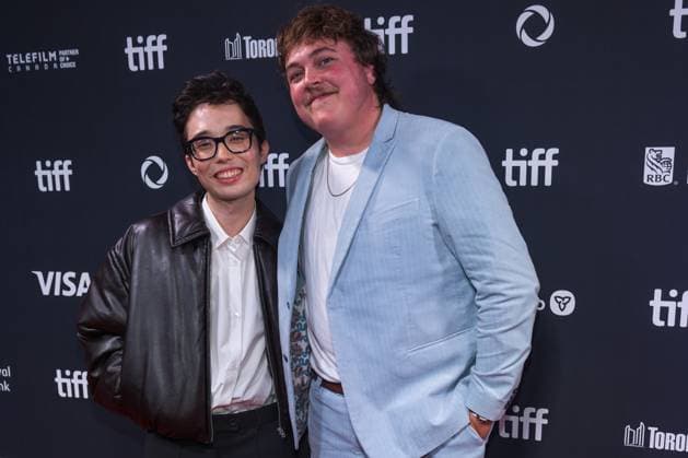 Red carpet for the 50th Toronto International Film Festival - Driver s Ed premiere Featuring: Aidan Laprete, Abe Farrelly Where: Toronto, Canada When: 12 Sep 2025 Credit: Captive Camera Cover Images EDITORIAL USE ONLY. NOT FOR USE BY NEWSPAPERS BASED IN THE UK. Copyright: xx coverimg55083124