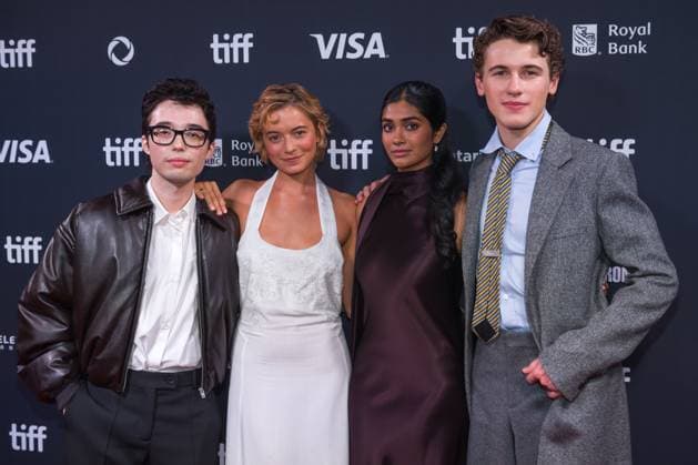 Red carpet for the 50th Toronto International Film Festival - Driver s Ed premiere Featuring: Aidan Laprete, Sophie Telegadis, Mohana Krishnan, Sam Nivola Where: Toronto, Canada When: 12 Sep 2025 Credit: Captive Camera Cover Images EDITORIAL USE ONLY. NOT FOR USE BY NEWSPAPERS BASED IN THE UK. Copyright: xx coverimg55083128