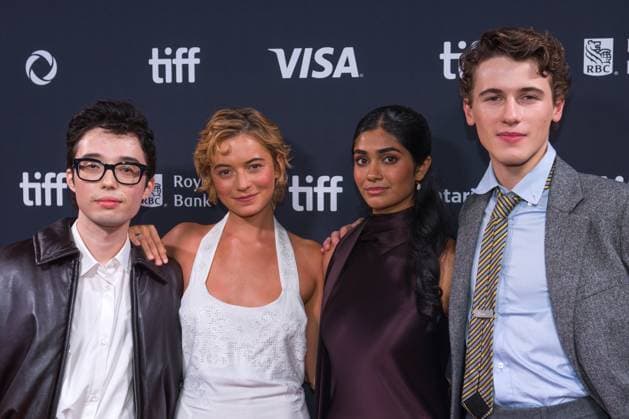 Red carpet for the 50th Toronto International Film Festival - Driver s Ed premiere Featuring: Aidan Laprete, Sophie Telegadis, Mohana Krishnan, Sam Nivola Where: Toronto, Canada When: 12 Sep 2025 Credit: Captive Camera Cover Images EDITORIAL USE ONLY. NOT FOR USE BY NEWSPAPERS BASED IN THE UK. Copyright: xx coverimg55083129