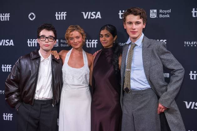 Red carpet for the 50th Toronto International Film Festival - Driver s Ed premiere Featuring: Aidan Laprete, Sophie Telegadis, Mohana Krishnan, Sam Nivola Where: Toronto, Canada When: 12 Sep 2025 Credit: Captive Camera Cover Images EDITORIAL USE ONLY. NOT FOR USE BY NEWSPAPERS BASED IN THE UK. Copyright: xx coverimg55083130