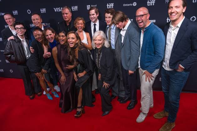 Red carpet for the 50th Toronto International Film Festival - Driver s Ed premiere Featuring: Aidan Laprete, Bobby Farrelly, Molly Shannon, Mohana Krishnan, Sophie Telegadis Thomas Moffett and Sam Nivola with Producers Where: Toronto, Canada When: 12 Sep 2025 Credit: Captive Camera Cover Images EDITORIAL USE ONLY. NOT FOR USE BY NEWSPAPERS BASED IN THE UK. Copyright: xx coverimg55083093