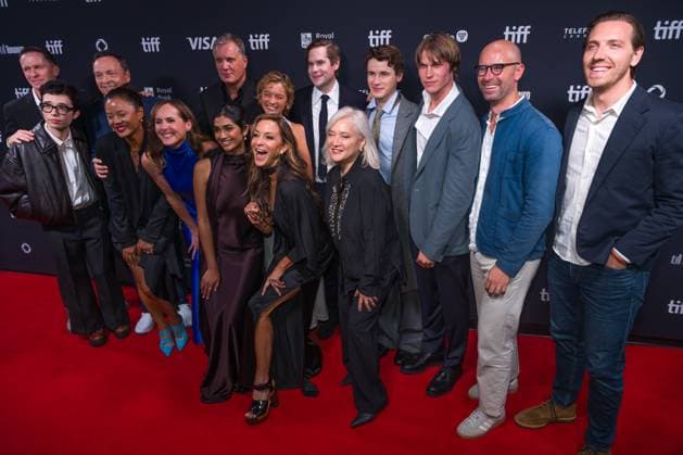 Red carpet for the 50th Toronto International Film Festival - Driver s Ed premiere Featuring: Aidan Laprete, Bobby Farrelly, Molly Shannon, Mohana Krishnan, Sophie Telegadis Thomas Moffett and Sam Nivola with Producers Where: Toronto, Canada When: 12 Sep 2025 Credit: Captive Camera Cover Images EDITORIAL USE ONLY. NOT FOR USE BY NEWSPAPERS BASED IN THE UK. Copyright: xx coverimg55083094