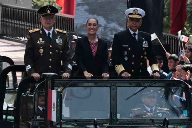September 13, 2025, Mexico, Cdmx, Mexico: The 178th anniversary of the Heroic Deed of the Boy Heroes of Chapultepec was commemorated in Chapultepec Forest in Mexico City. The event was led by the President of Mexico, Claudia Sheimbaum, who performed an honor guard and called the roll of the cadets who fought at Chapultepec Castle against the US invasion. The cadets who lost their lives in this battle were JUAN DE LA BARRERA, AGUSTIN MELGAR, FERNANDO MONTES DE OCA, FRANCISCO MARQUEZ, VICENTE SUAREZ AND JUAN ESCUTIA, the latter was the one who took up the Mexican flag and jumped from Chapultepec Castle to prevent the US invaders from taking it. Mexico Mexico - ZUMAp204 20250913_zip_p204_006 Copyright: xJosuexPerezx