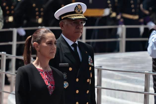 September 13, 2025, Mexico, Cdmx, Mexico: The 178th anniversary of the Heroic Deed of the Boy Heroes of Chapultepec was commemorated in Chapultepec Forest in Mexico City. The event was led by the President of Mexico, Claudia Sheimbaum, who performed an honor guard and called the roll of the cadets who fought at Chapultepec Castle against the US invasion. The cadets who lost their lives in this battle were JUAN DE LA BARRERA, AGUSTIN MELGAR, FERNANDO MONTES DE OCA, FRANCISCO MARQUEZ, VICENTE SUAREZ AND JUAN ESCUTIA, the latter was the one who took up the Mexican flag and jumped from Chapultepec Castle to prevent the US invaders from taking it. Mexico Mexico - ZUMAp204 20250913_zip_p204_039 Copyright: xJosuexPerezx