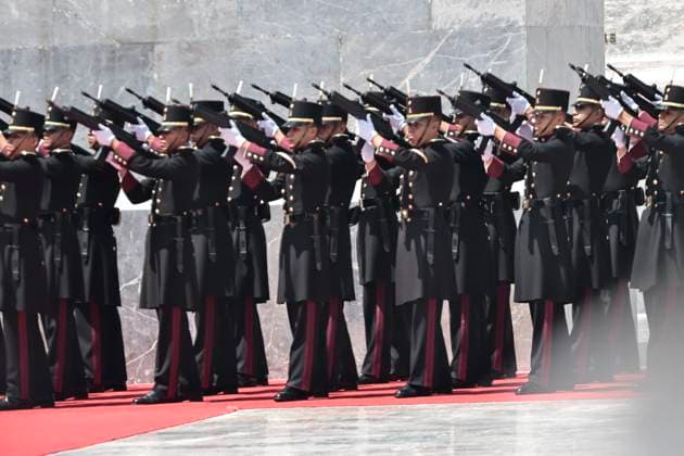 September 13, 2025, Mexico, Cdmx, Mexico: The 178th anniversary of the Heroic Deed of the Boy Heroes of Chapultepec was commemorated in Chapultepec Forest in Mexico City. The event was led by the President of Mexico, Claudia Sheimbaum, who performed an honor guard and called the roll of the cadets who fought at Chapultepec Castle against the US invasion. The cadets who lost their lives in this battle were JUAN DE LA BARRERA, AGUSTIN MELGAR, FERNANDO MONTES DE OCA, FRANCISCO MARQUEZ, VICENTE SUAREZ AND JUAN ESCUTIA, the latter was the one who took up the Mexican flag and jumped from Chapultepec Castle to prevent the US invaders from taking it. Mexico Mexico - ZUMAp204 20250913_zip_p204_034 Copyright: xJosuexPerezx