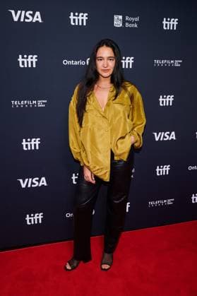 September 13, 2025, Toronto, On, Canada: Arlen Aguayo-Stewart is photographed on the red carpet for the film Peak Everything during the Toronto International Film Festival in Toronto, on Saturday, Sept. 13, 2025. Toronto Canada  - ZUMAc35_ 20250913_zaf_c35_160 Copyright: xSammyxKoganx