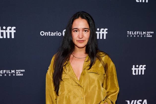 September 13, 2025, Toronto, On, Canada: Arlen Aguayo-Stewart is photographed on the red carpet for the film Peak Everything during the Toronto International Film Festival in Toronto, on Saturday, Sept. 13, 2025. Toronto Canada  - ZUMAc35_ 20250913_zaf_c35_161 Copyright: xSammyxKoganx