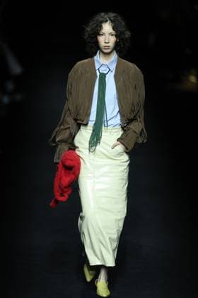 BEIJING, CHINA - SEPTEMBER 14: A model walks the runway at the CHNNYU & ZAKER collection by designers Chen Yu and Koji Udo on day 10 of China Fashion Week AW25 Collection at 798Â·751 PARK on September 14, 2025 in Beijing, China.  Copyright: xChinaxNewsxServicex 111590828377