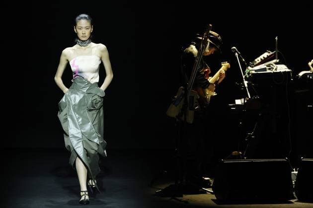 BEIJING, CHINA - SEPTEMBER 14: A model walks the runway at the CHNNYU & ZAKER collection by designers Chen Yu and Koji Udo on day 10 of China Fashion Week AW25 Collection at 798Â·751 PARK on September 14, 2025 in Beijing, China.  Copyright: xChinaxNewsxServicex 111590828383