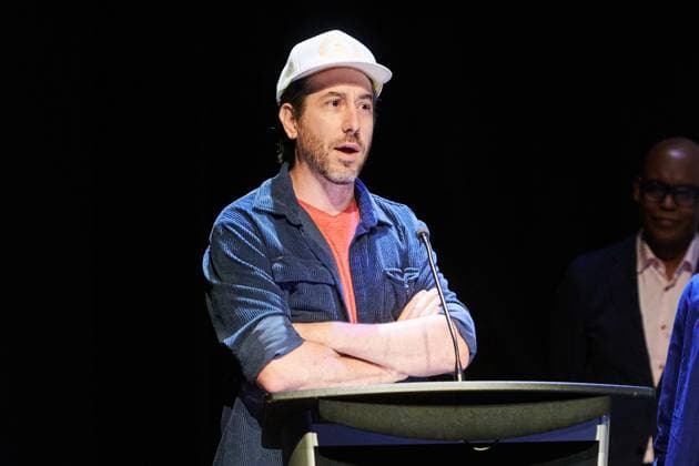 September 14, 2025, Toronto, On, Canada: Co-creator Jay McCarrol speaks as Nirvanna the Band the Show the Movie wins the 2025 TIFF PeopleöÄÃ s Choice Midnight Madness Award during the Toronto International Film Festival s awards ceremony in Toronto, on Sunday, Sept. 14, 2025. Toronto Canada  - ZUMAc35_ 20250914_zaf_c35_019 Copyright: xSammyxKoganx